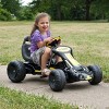 Toy Time Go Kart for Kids - 4-Wheel Pedal Car with Racing Decals - Indoor/Outdoor Ride-On Toy - 2 of 4