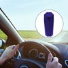 Unique Bargains Auto Car Trash Can Durable Front Seats Trash Bin Blue 1 Pc 3.5" Length 3.1" Width 7.9" Height ABS Rhinestone - 2 of 4