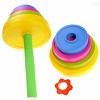 Ready! Set! Play! Link Adjustable Barbell Toy Set With 8 Different Weight Plates - image 4 of 4