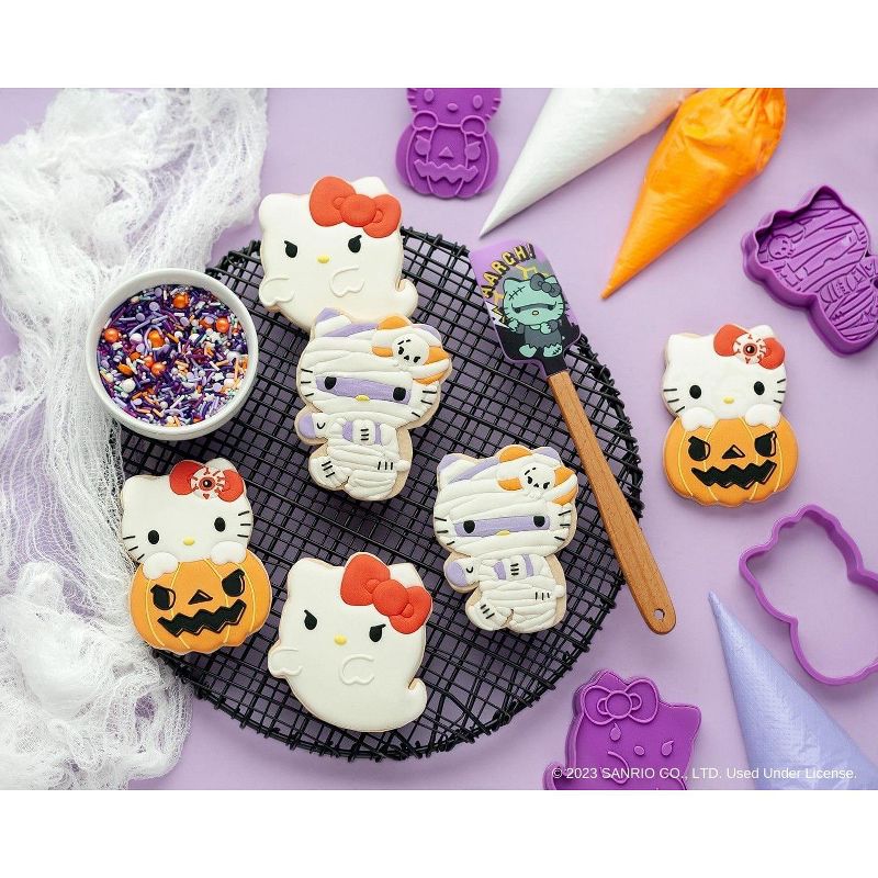 Handstand Kitchen Sanrio Hello Kitty Halloween 50-Piece Cookie Stamp and Frosting Set, 3 of 8