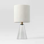 Glass Cone Mini Table Lamp Clear - Threshold™