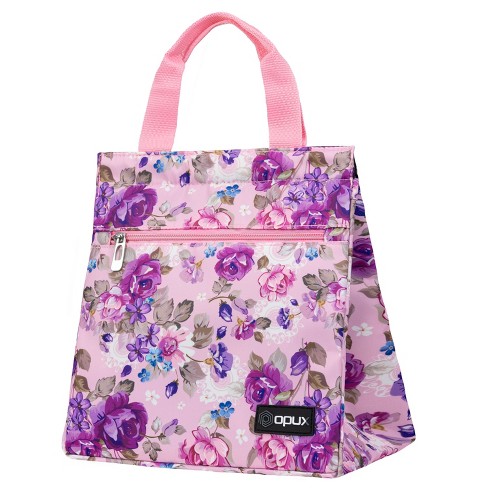 Lunch Bags, Girls Boys Preppy Cute Reusable Bag, Nylon Insulated