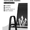 Outdoor Dining Chairs, Patio Stackable Chairs Set of 4, Outdoor Furniture with Metal Frame - 4 of 4