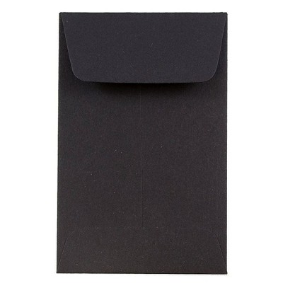 JAM Paper #1 Coin Business Envelopes 2.25 x 3.5 Black 352527801