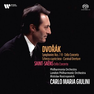 Carlo Maria Giulini - Dvorak: Symphonies 7-9, Cello Concerto, Saint-Saens: Cello Concerto - 1 of 1
