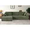 108'' L-Shaped Sectional Sofas with Full Foam Cushioning and No Assembly Required, Left Facing Sleeper Couch for Living Room or Bedroom - 2 of 4