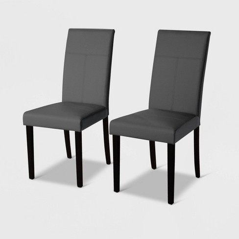 Set Of 2 Annie Tufted Dining Chairs Gray - Buylateral : Target