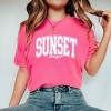 Simply Sage Market Women's Varsity Sunset Chaser Short Sleeve Garment Dyed Tee - 2 of 2