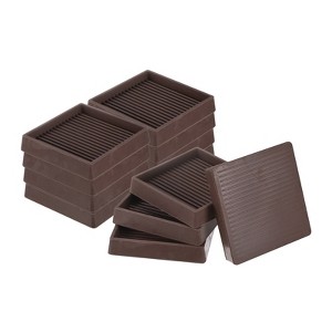 Unique Bargains Square Rubber Anti Slide Furniture Coasters Cups for Sofa Chair - 1 of 4