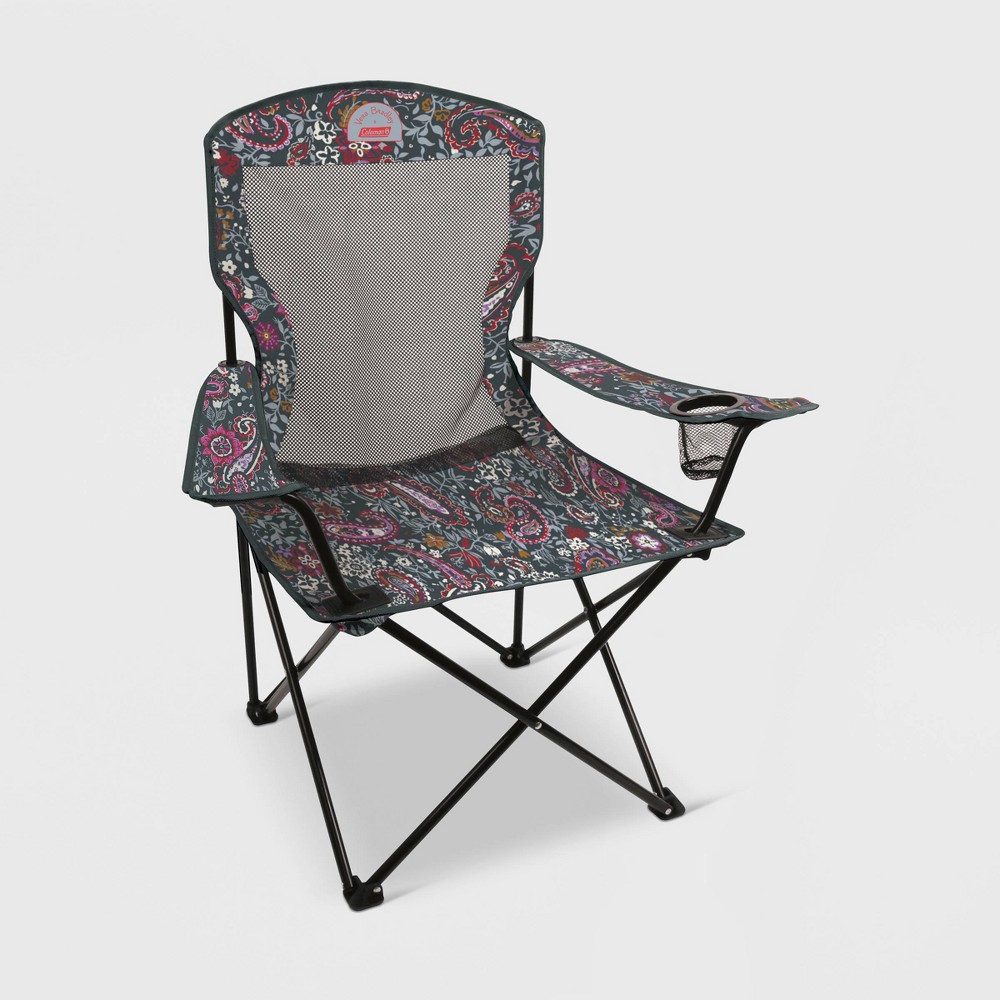 Vera Bradley + Coleman Broadband Quad Chair - Eden Paisley Gray