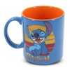 Silver Buffalo Disney Lilo & Stitch Sunset Ceramic Glitter Mug | Holds 20 Ounces - 2 of 4