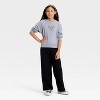 Girls' French Terry Pullover Sweatshirt - Cat & Jack™ - 4 of 4