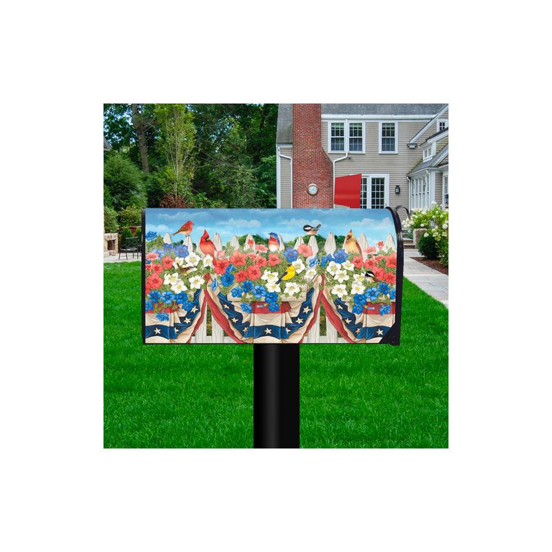 American Birds Spring Magnetic Mailbox Cover Floral Standard Briarwood Lane, 2 of 4