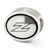 Black Bow Jewelry Sterling Silver University of Akron Collegiate Bead Charm - 2 of 4