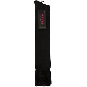 Memoi Women's Ruffle Rib Over The Knee Socks - 1 of 4