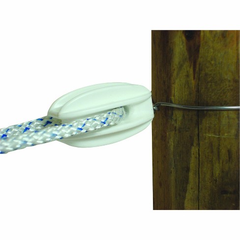 Field Guardian Isolante Per Pali In Legno – Polyrope E Polywire, Nero (25 Pezzi) - 2