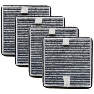 Nispira Carbon Filter Replacement for OdorGrab Portable Air Cleaner Odor Reducer, Compatible with Febreze FHT150W. Compared to part FRF105. 4 Packs - 1 of 4