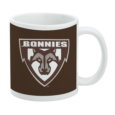 St. Bonaventure Secondary Logo Ceramic Coffee Mug Novelty Gift Mugs for Coffee Tea and Hot Drinks 11oz White