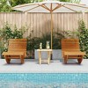 vidaXL Rocking Sun Loungers 2 pcs Solid Acacia Wood - 3 of 4