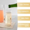 Unbreakable 12 oz Champagne Flutes (Set of 8) - 100% Tritan Reusable Mimosa & Champagne Glasses - Cocktail Glasses for Hosting Parties Indoors & Out - 3 of 4