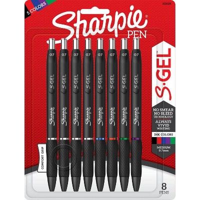 Sharpie S-Gel 8pk Gel Pens 0.7mm Medium Tip Multicolored