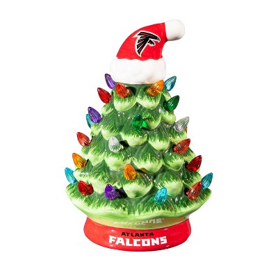 8" LED Ceramic Christmas Tree, Atlanta Falcons