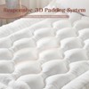 Itopfox Memory Foam Mattress Topper Queen, Breathable & Supportive Bed Topper for Back Pain Relief, Soft Fluffy Comfort - 3 of 4