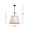 Artcraft Lighting Pullman 4 - Light Pendant in  Black - 2 of 4