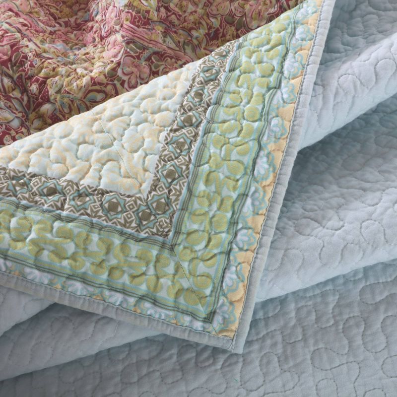 Greenland Home Fashions Palisades Quilt Set Pastel, 5 of 6