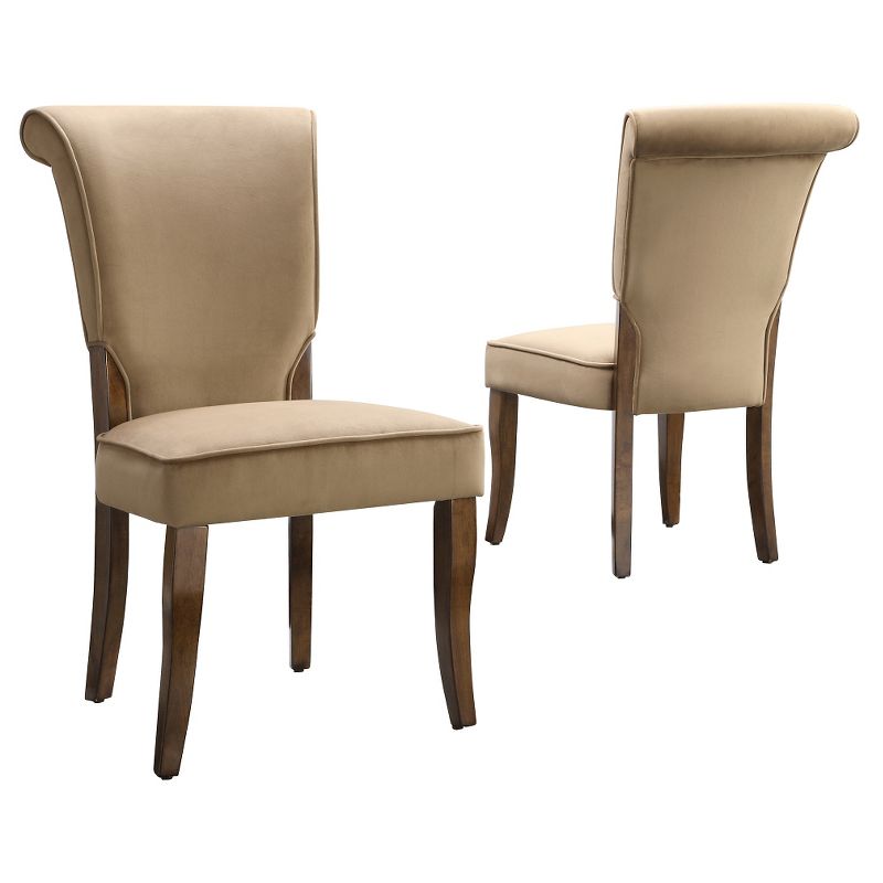 Set of 2 Pershing Dining Chair Wood - Inspire Q, 1 of 5