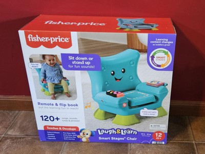 Fisher price Laugh Learn Smart Stages Chair Electronic Learning Toy For Toddlers Teal Target