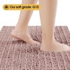 BAGOKIE 3 Piece Chenille Bathroom Rug Set - 3 of 4