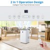 12000 BTU Portable Air Conditioner, 3-In-1 Cooling, Dehumidifier Fan for Rooms Up to 450 Sq. Ft. Digital Display, Remote Control, and Smart Sleep Mode - 3 of 4