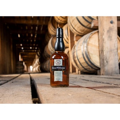 Evan Williams Single Barrel Bourbon Whiskey - 750ml Bottle