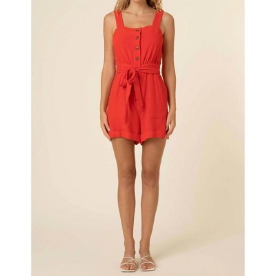 Women's Tatiana Woven Jumpsuit - FRNCH