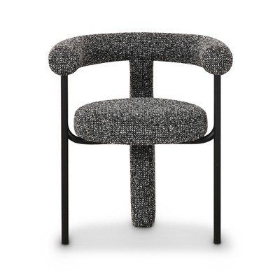 TOV Furniture Synn Performance Boucle Dining Chair in Black
