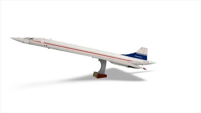 LEGO Icons Concorde Model Plane Building Set 10318, 2 of 9, play video