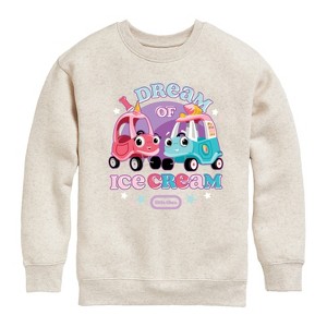 Boys' - Little Tikes - I Dream of Ice Cream Graphic Long Sleeve Fleece Sweatshirt - 1 of 3