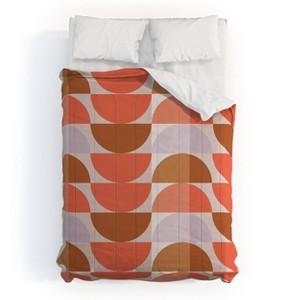 Deny Designs ThirtyOne Illustrations Plum and Tangerine Comforter Set Various Colors - 1 of 3
