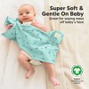 6pk Shea Baby Burp Cloths for Baby Boys and Girls, Organic Burping Cloths for Babies, Newborn - 4 of 4