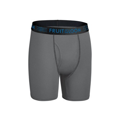 Fruit Of the Loom Men's Breathable Cotton Micro-Mesh Boxer Briefs,3 Pack