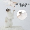 Unique Bargains Cat Feather Plaything Cat Wand Replacement Feather Fluffy Plume White Brown 3 Pcs - 4 of 4