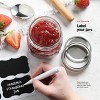 Swice 16oz Glass Mason Jars 6 Pack, Regular Mouth, Lids & Bands, Dishwasher Safe - 3 of 4