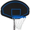 VisioGear Trampoline with Safety Enclosure Net, Trampoline with Basketball Hoop, Blue, 189"*189"*121.2" - 4 of 4
