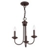 Livex Lighting Estate 3 - Light Chandelier in  Bronze - 4 of 4