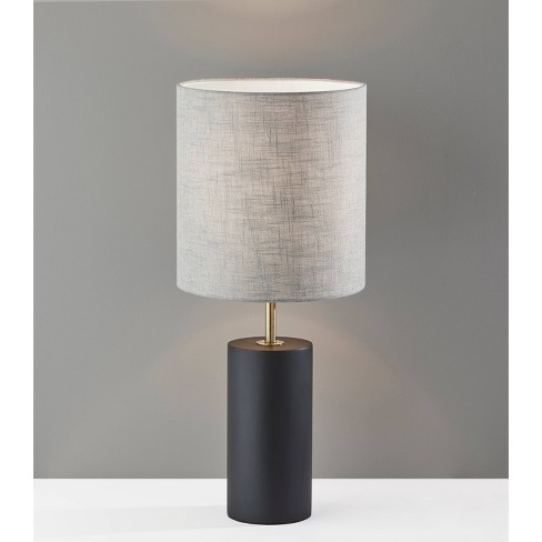 Dean Table Lamp Black - Adesso: Modern Nightstand Light, Ul Listed, No ...