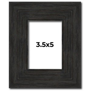 PosterPalooza | Photo Size Contemporary Black Frame - UV Acrylic, Foam Board Backing, Hanging Hardware - 1 of 4
