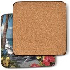 Pimpernel In The Sunshine Collection Coasters, Set of 6, Cork Backed Board, Heat and Stain Resistant, Drinks Coaster for Tabletop Protection - image 2 of 4