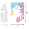Big Dot of Happiness Rainbow Unicorn - Birthday Party Bunting Banner - Magical Unicorn Party Decorations - Happy Birthday - 2 of 4