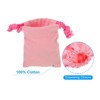 Unique Bargains 100% Cotton Reusable Washable Dust Drawstring Bag 12 Pcs - 3 of 4